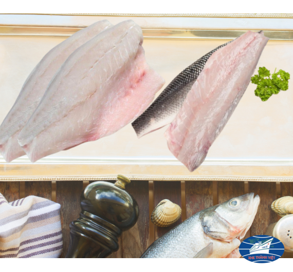 Cá chẽm fillet ( cá vược ) 1kg size 300/500g